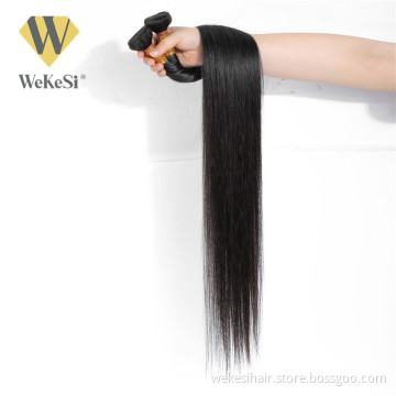 Cheap Long Length 28 30 32 34  Inch Brazilian Hair Bundles 100% Human Hair Weaving Extension Raw Virgin Cuticle Aligned Hair